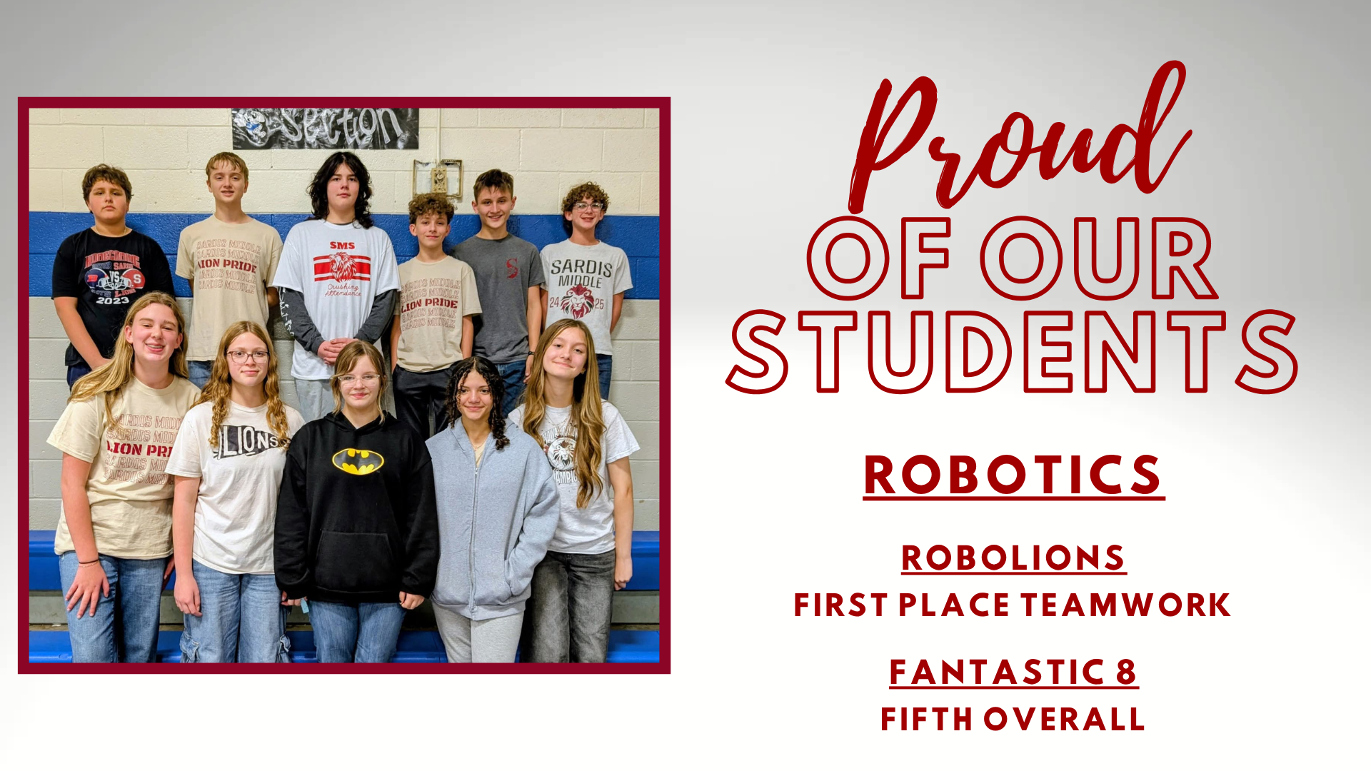 Robotics Teams Debut!